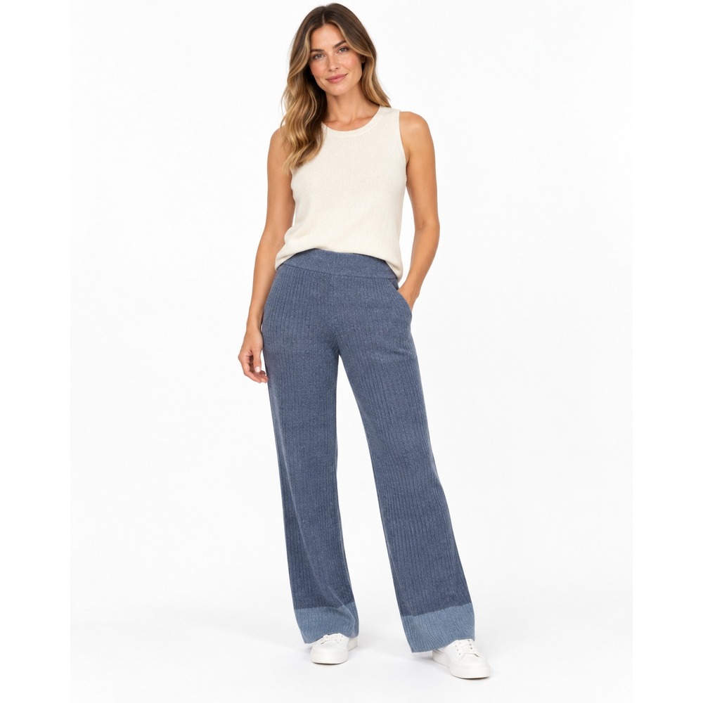 Barefoot Dreams Tall CozyChic Ultra Lite Heather Stripe Rib Pants Stargazer LP